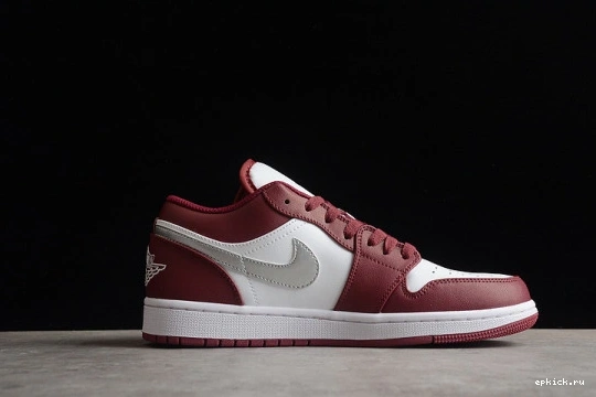 Rep EP Bordeaux 1 Low White 553558-615 553558-615 Jordan 0107